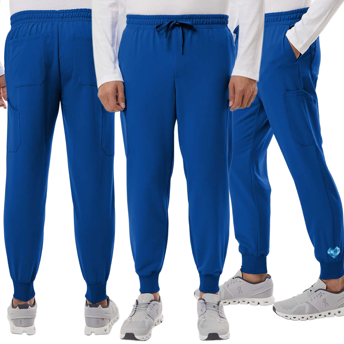 EACH - Jaanuu Men's Osmo 8-Pocket Scrub Joggers