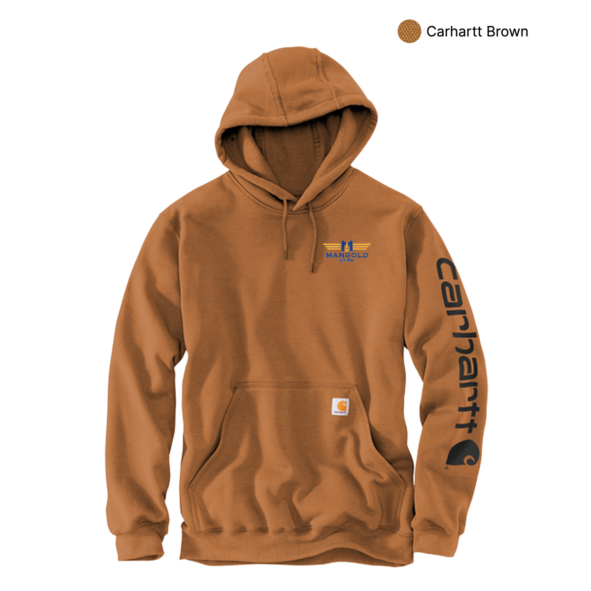MF - Embroidered - Carhartt® Midweight Hooded Logo Sweatshirt