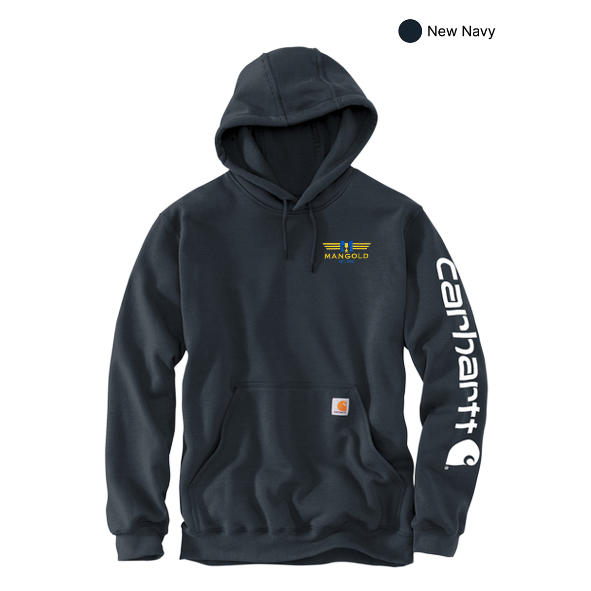 MF - Embroidered - Carhartt® Midweight Hooded Logo Sweatshirt