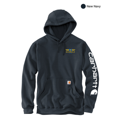 MF - Embroidered - Carhartt® Midweight Hooded Logo Sweatshirt