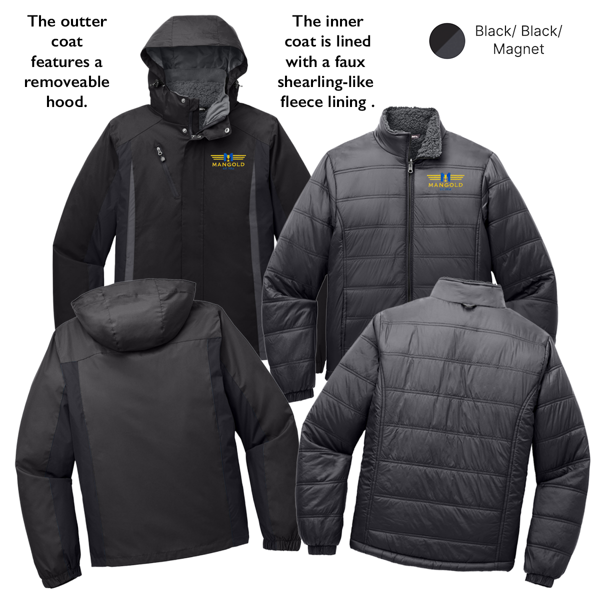 MF - Embroidered - Port Authority® Colorblock 3-in-1 Jacket