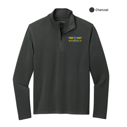 MF - Embroidered - Port Authority® Microterry 1/4-Zip Pullover