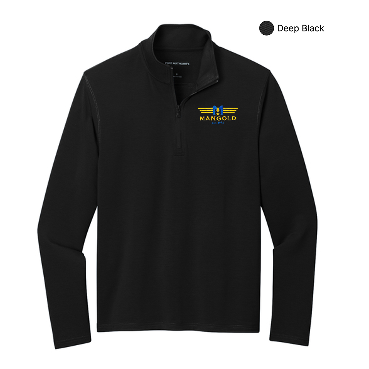 MF - Embroidered - Port Authority® Microterry 1/4-Zip Pullover