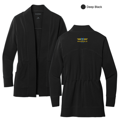 MF - Embroidered - Port Authority® Women's Microterry Cardigan