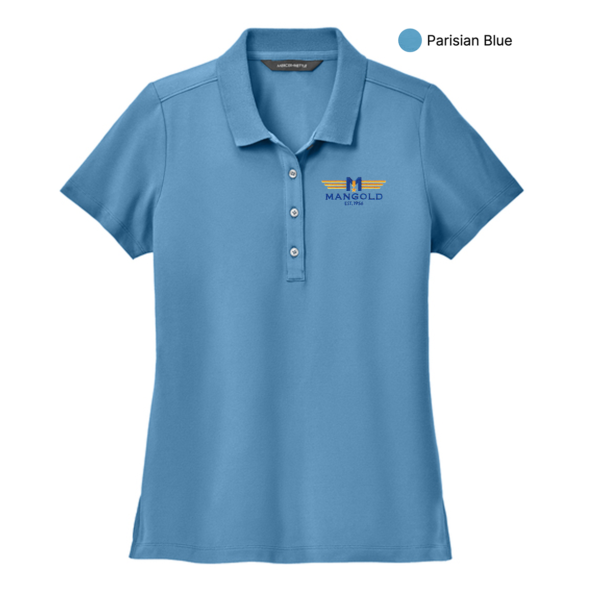 MF - Embroidered - Mercer+Mettle® Women’s Stretch Pique Polo