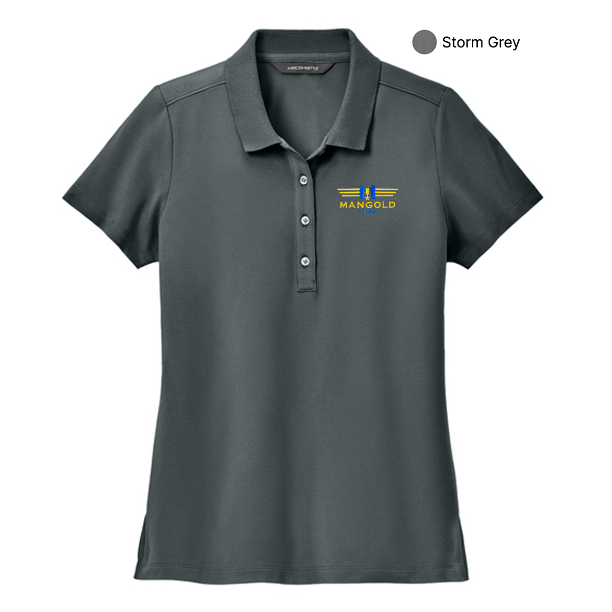 MF - Embroidered - Mercer+Mettle® Women’s Stretch Pique Polo