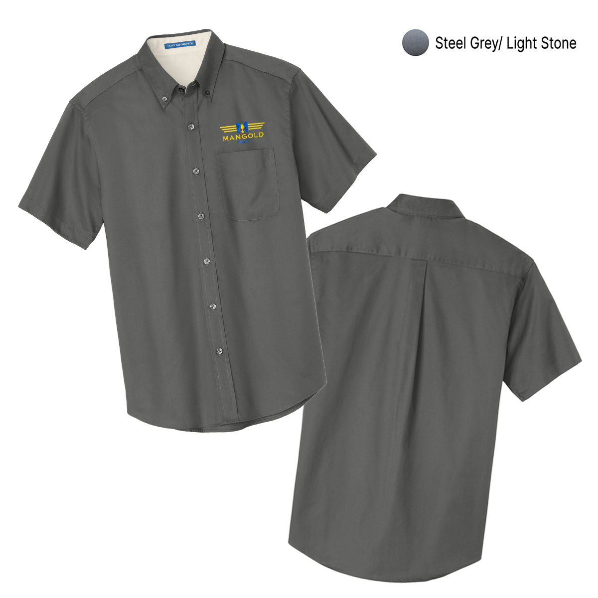 MF - Embroidered - Port Authority® Short Sleeve Easy Care Shirt