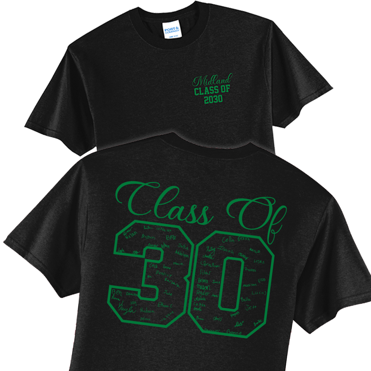 Midland - Class of '30 Port & Co™ Core Blend Tee