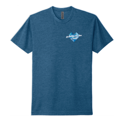 EACH - Script Heart Left Chest Print Only - Next Level Apparel®  Unisex Adult CVC Tee