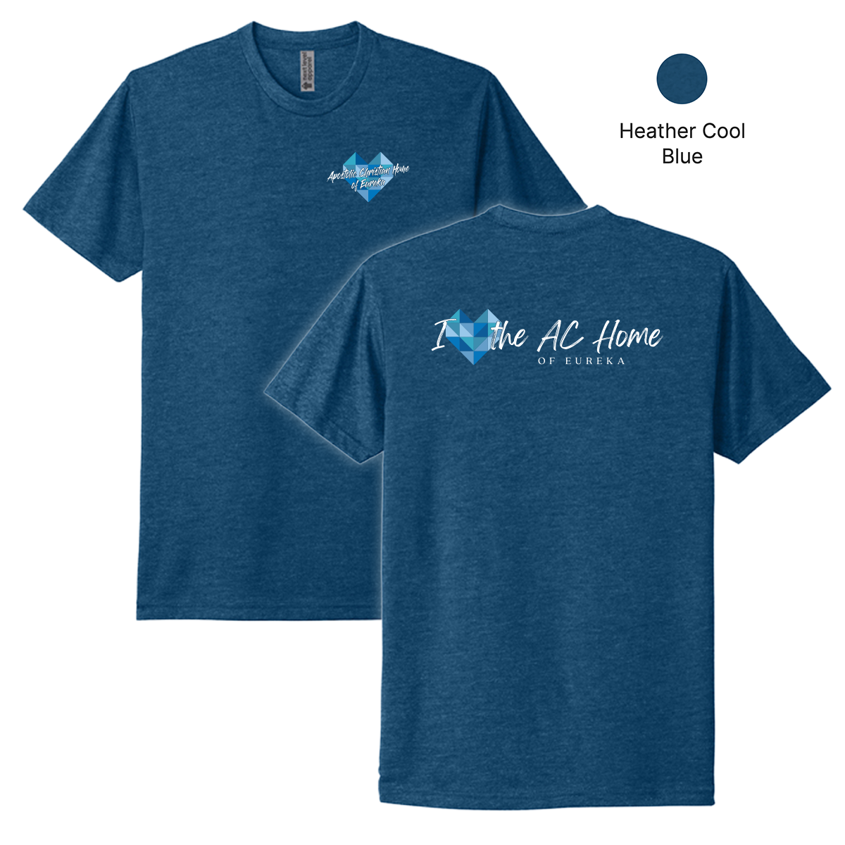 EACH - Printed - I heart the AC Home - Next Level Apparel®  Unisex Adult CVC Tee
