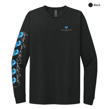 EACH - Loving Care Sleeve Print - Next Level Apparel® Unisex Adult CVC Long Sleeve Tee