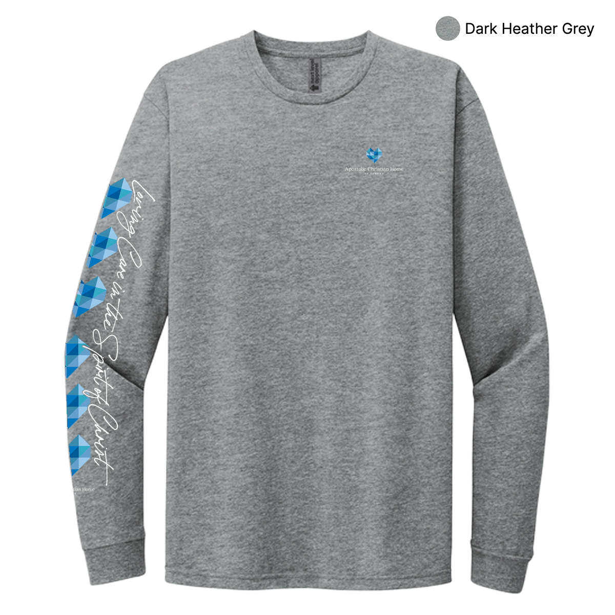 EACH - Loving Care Sleeve Print - Next Level Apparel® Unisex Adult CVC Long Sleeve Tee