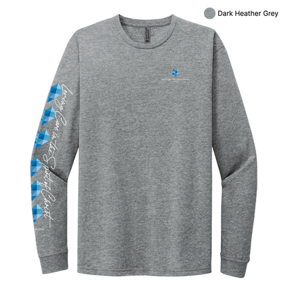 EACH - Loving Care Sleeve Print - Next Level Apparel® Unisex Adult CVC Long Sleeve Tee