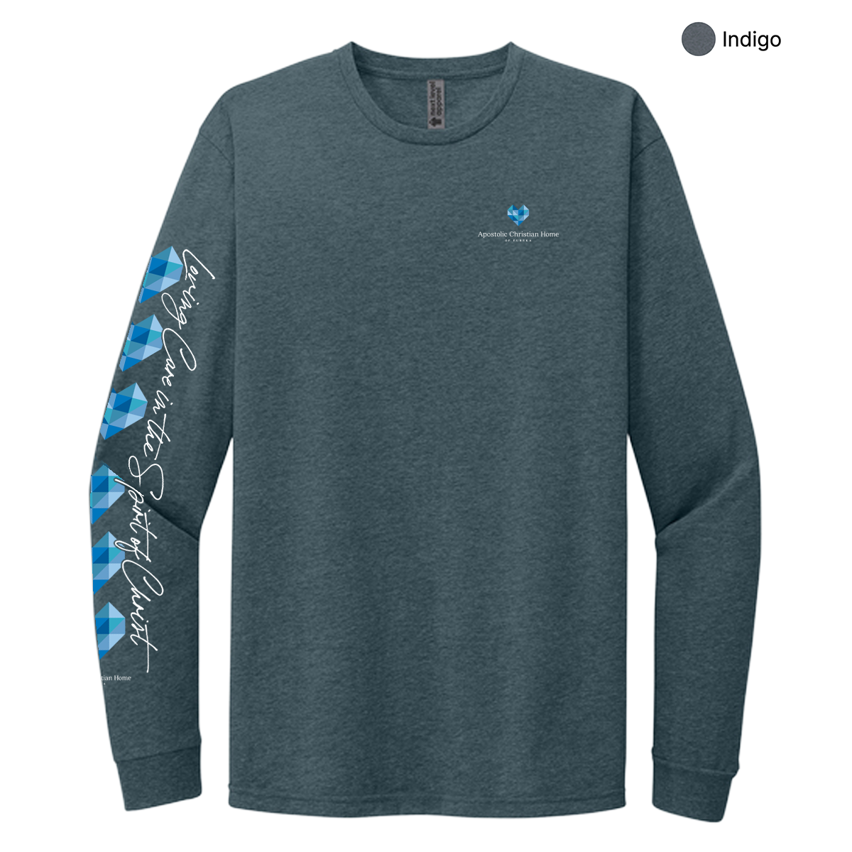 EACH - Loving Care Sleeve Print - Next Level Apparel® Unisex Adult CVC Long Sleeve Tee