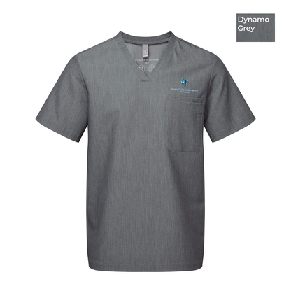 EACH - Embroidered - Classic Logo - Onna Men's Limitless V-Neck Stretch Scrub Top