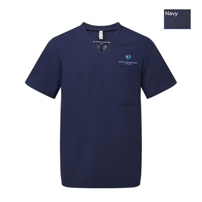 EACH - Embroidered - Classic Logo - Onna Men's Limitless V-Neck Stretch Scrub Top