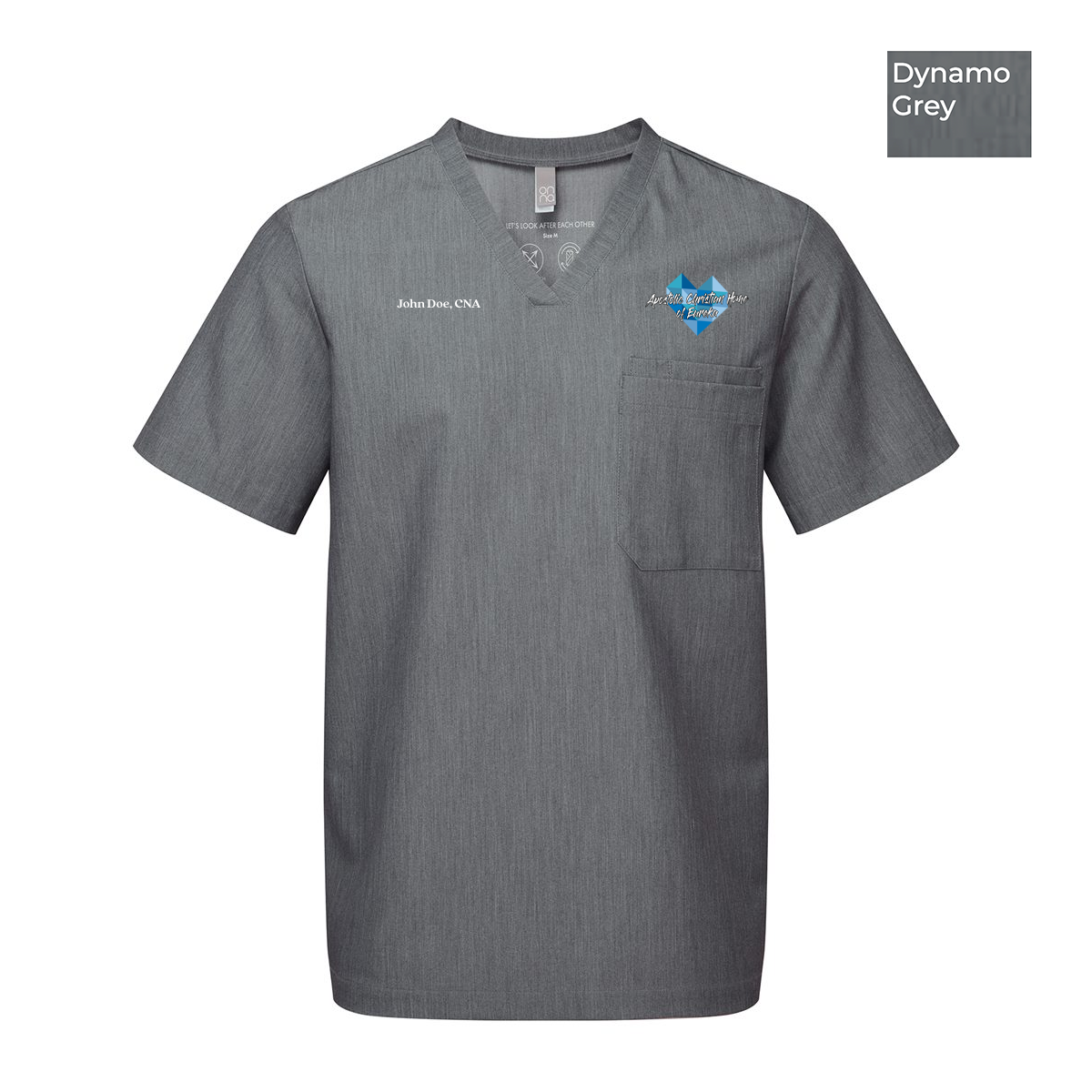 EACH  - Onna Men's Limitless V-Neck Stretch Scrub Top