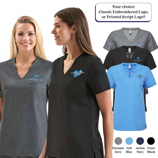 EACH - Onna Women's Limitless V-Neck Stretch Scrub Top