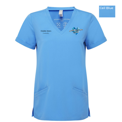 EACH - Onna Women's Invincible V-Neck Stretch Scrub Top