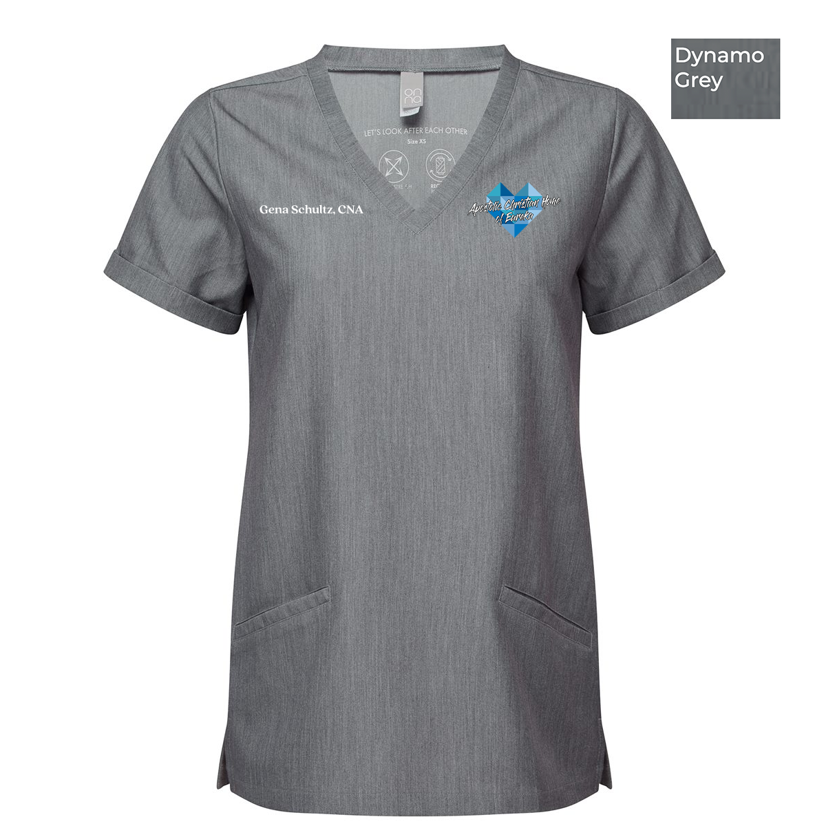 EACH - Onna Women's Invincible V-Neck Stretch Scrub Top