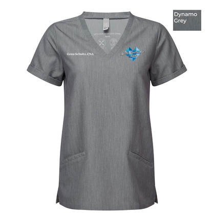 EACH - Onna Women's Invincible V-Neck Stretch Scrub Top