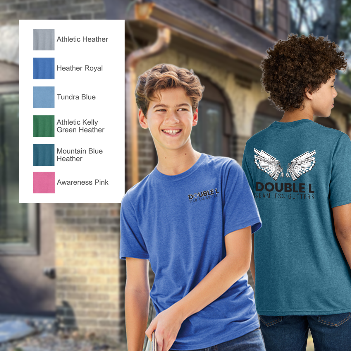 Double L - Soft Cotton Blend Youth Sized Tees