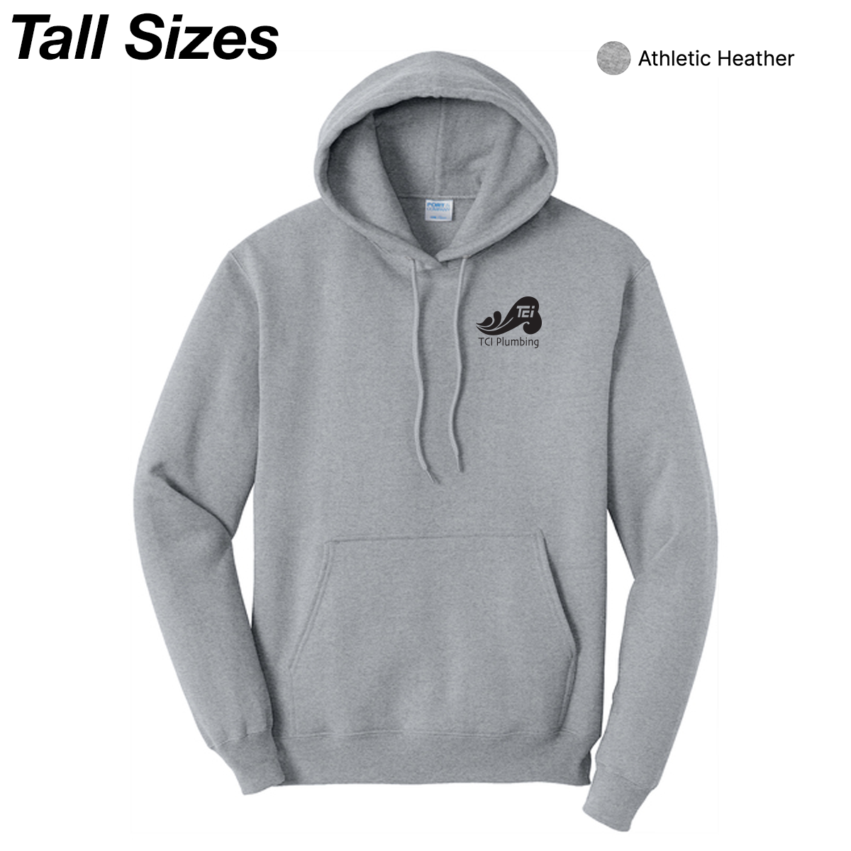 TCI - Port & Co® Tall Core Fleece Pullover Hooded Sweatshirt