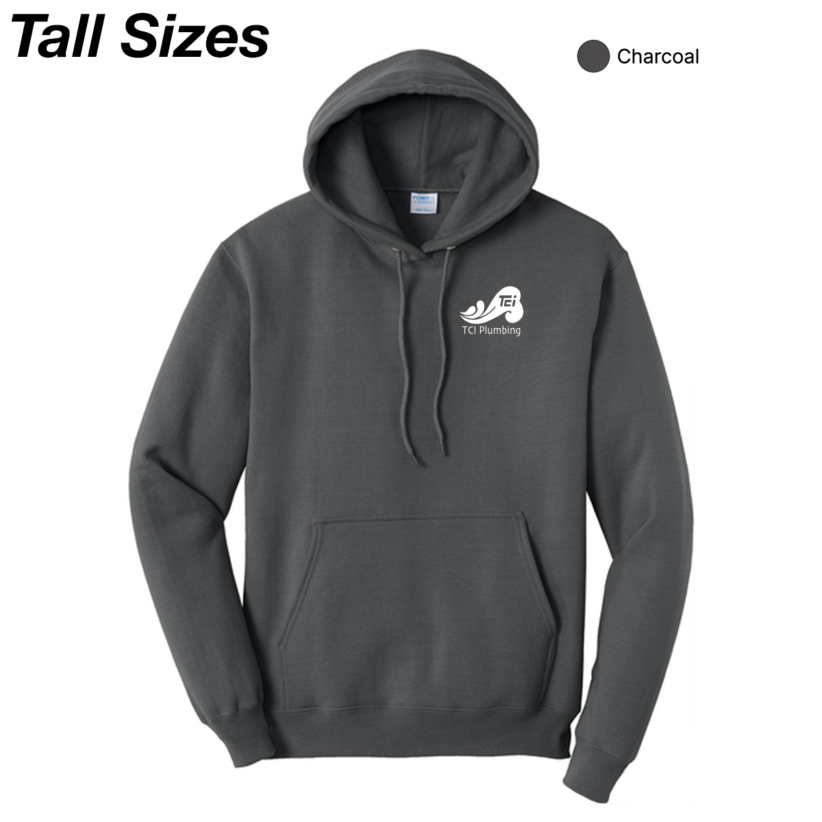 TCI - Port & Co® Tall Core Fleece Pullover Hooded Sweatshirt