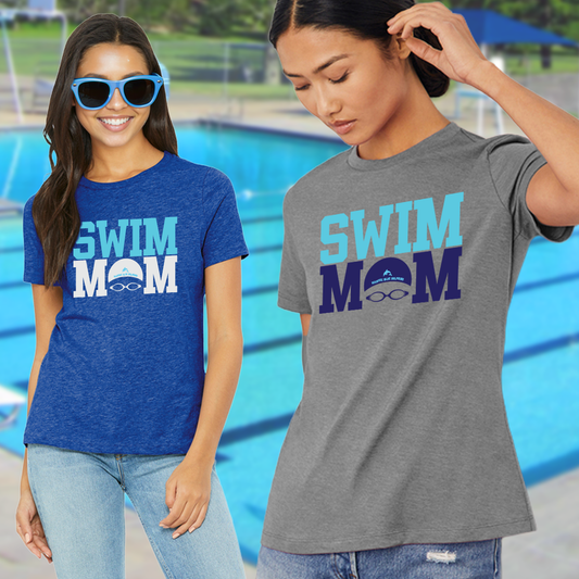 RBD - BELLA+CANVAS® Women’s Relaxed CVC Tee - Swim Mom