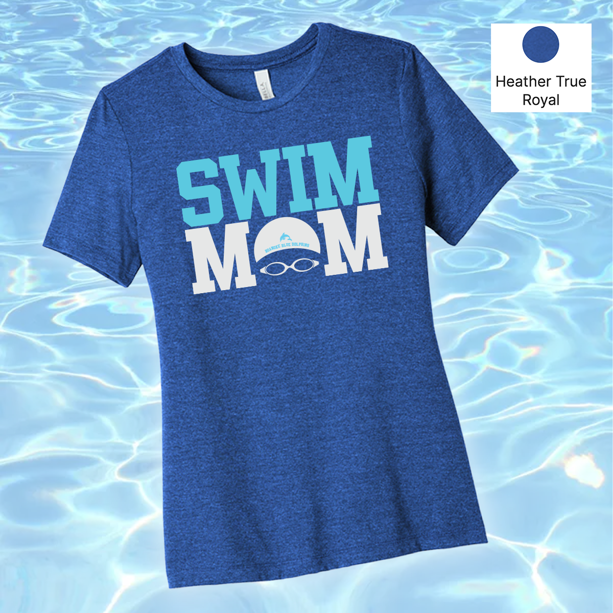 RBD - BELLA+CANVAS® Women’s Relaxed CVC Tee - Swim Mom