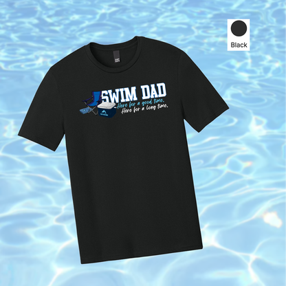 RBD - Tees or Tanks - Swim Dad - Here for a Good Long Time