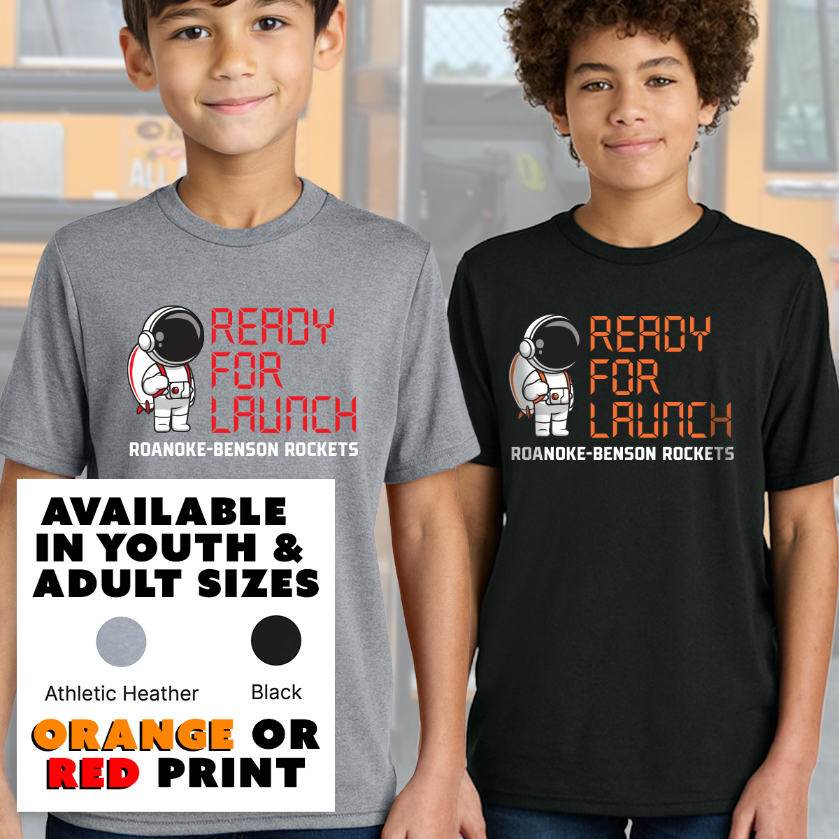 RB - Ready for Launch Print - Port & Co™ CVC Tee