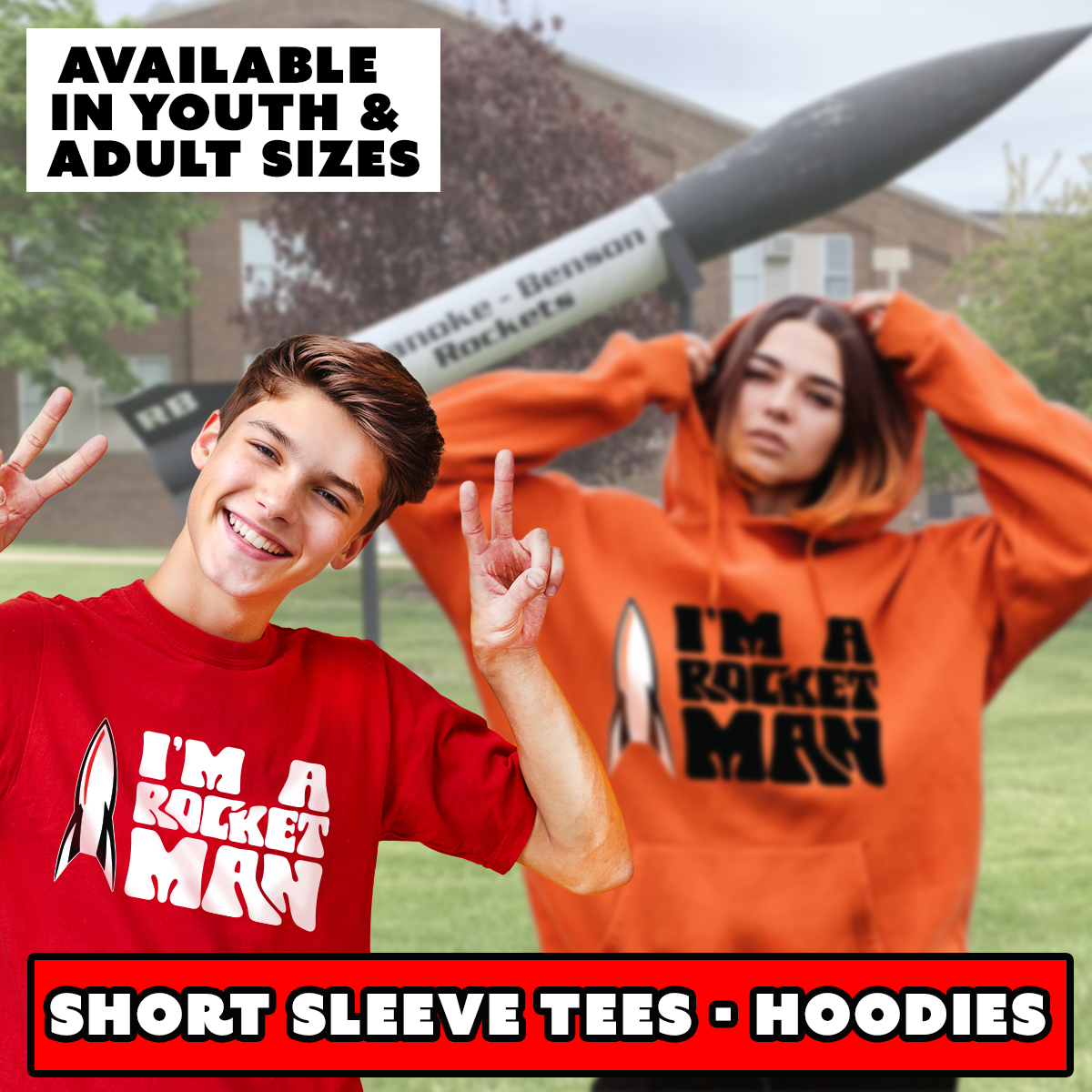 RB - I'm a Rocket Man - Multiple Shirt Styles Available
