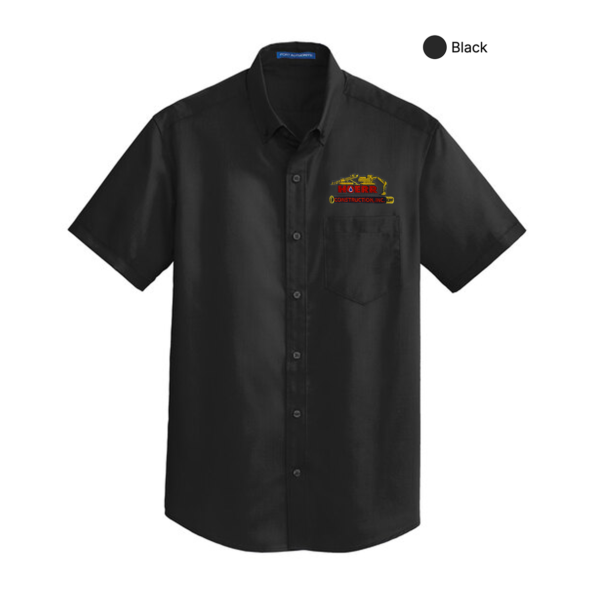 HC - Embroidered - Port Authority® Short Sleeve SuperPro™ Twill Shirt