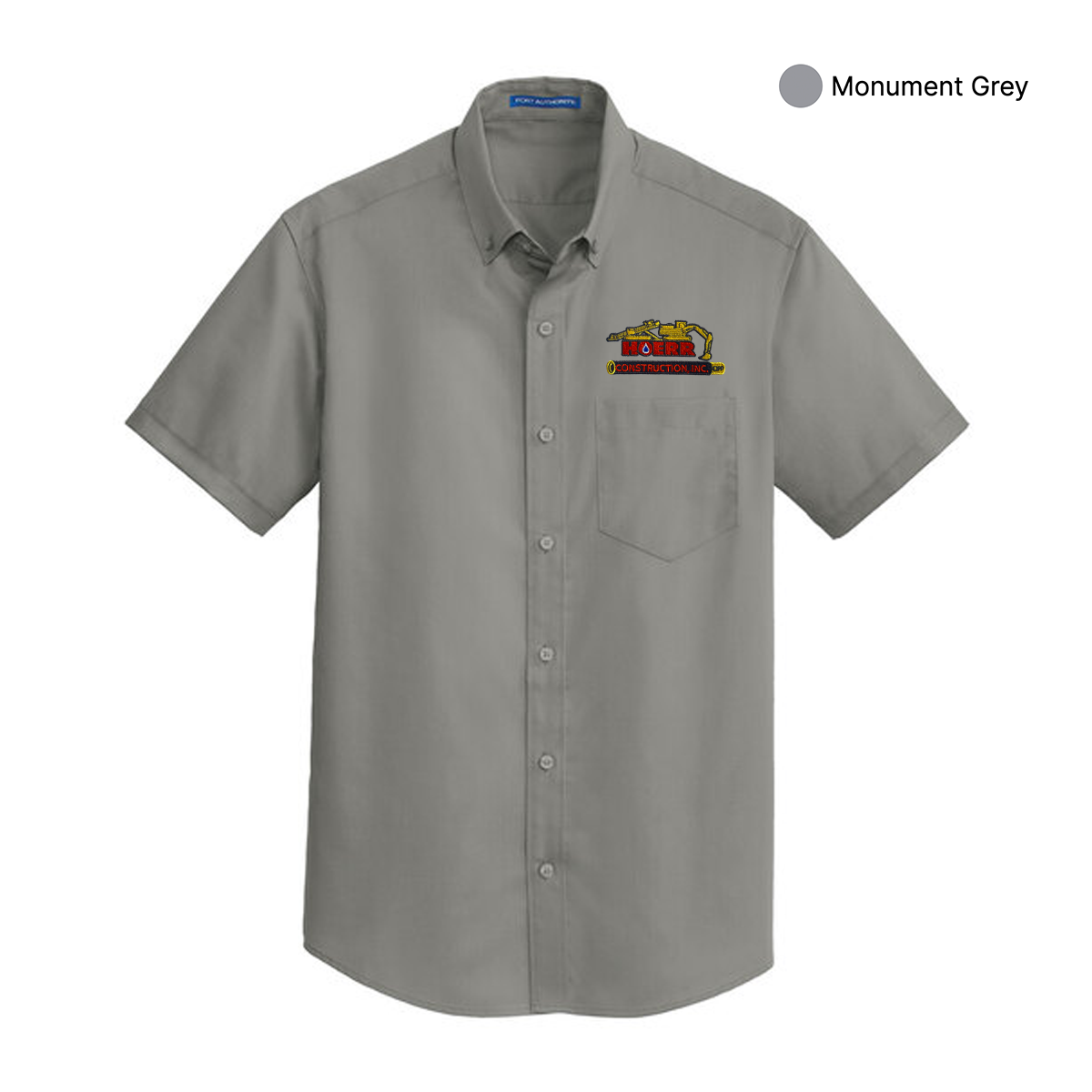 HC - Embroidered - Port Authority® Short Sleeve SuperPro™ Twill Shirt