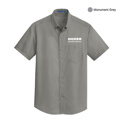 HC - Embroidered - Port Authority® Short Sleeve SuperPro™ Twill Shirt