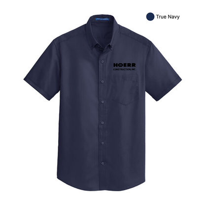 HC - Embroidered - Port Authority® Short Sleeve SuperPro™ Twill Shirt