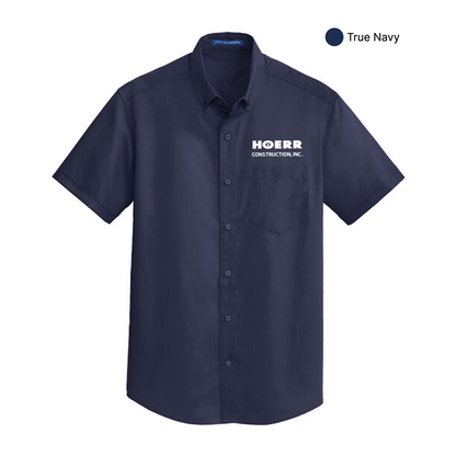 HC - Embroidered - Port Authority® Short Sleeve SuperPro™ Twill Shirt