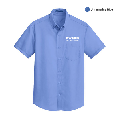 HC - Embroidered - Port Authority® Short Sleeve SuperPro™ Twill Shirt