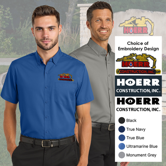 HC - Embroidered - Port Authority® Short Sleeve SuperPro™ Twill Shirt