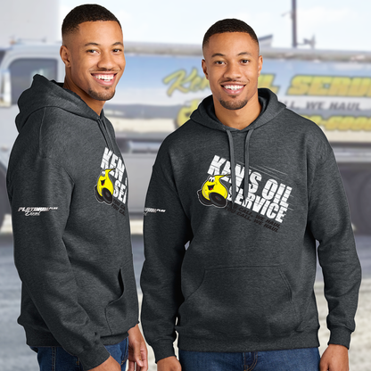 Ken's Oil Diagonal Print - Softstyle Midweight Hoodie