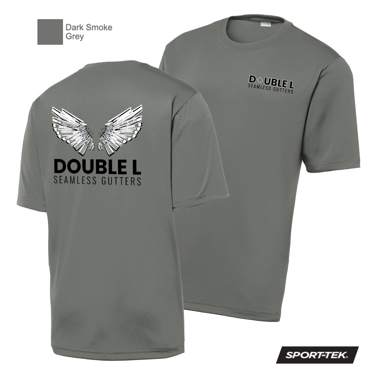 Double L - Printed Short Sleeve Wicking Tough Tee