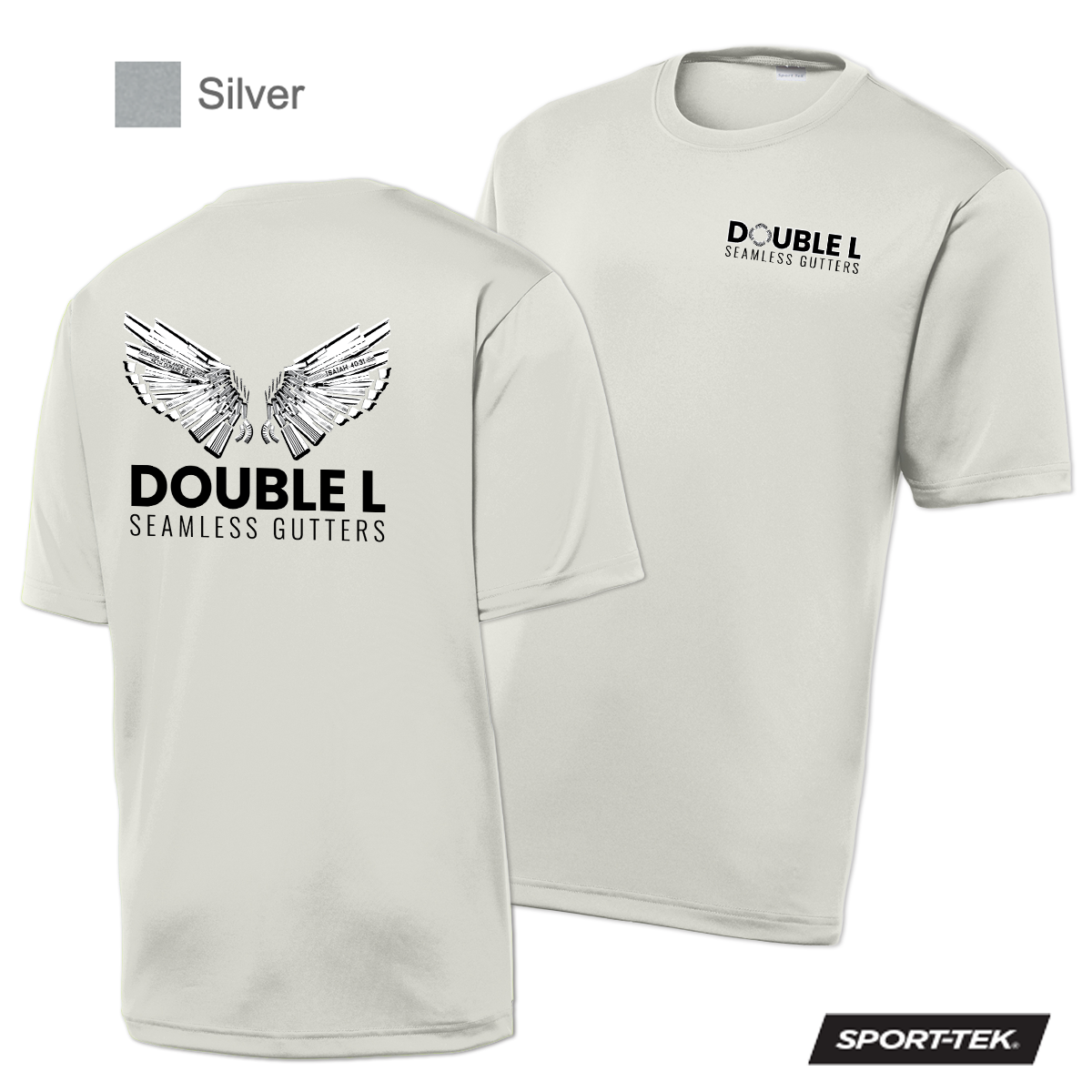 Double L - Printed Short Sleeve Wicking Tough Tee