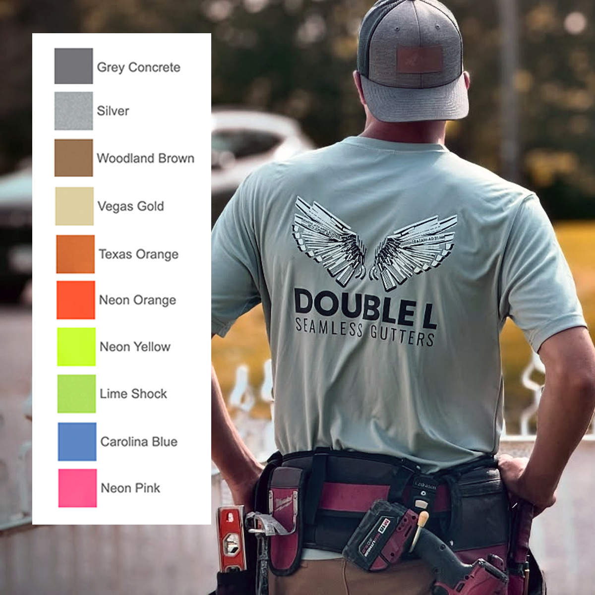 Double L - Printed Short Sleeve Wicking Tee