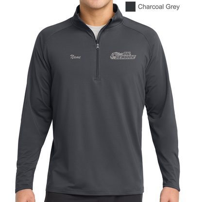 Ken's Oil Embroidered Sport-Tek® Sport-Wick® Stretch 1/4-Zip Pullover