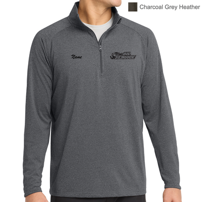 Ken's Oil Embroidered Sport-Tek® Sport-Wick® Stretch 1/4-Zip Pullover