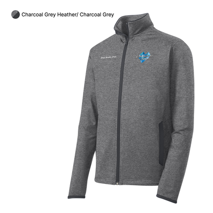 EACH - Sport-Tek® Unisex Sport-Wick® Stretch Contrast Full-Zip Jacket