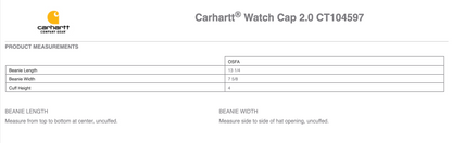 HC - Embroidered - Carhartt® Watch Cap 2.0
