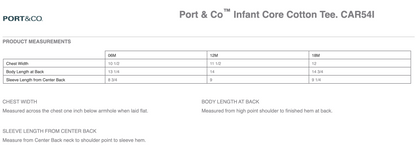 HC - Printed - Port & Co™ Infant Core Cotton Tee