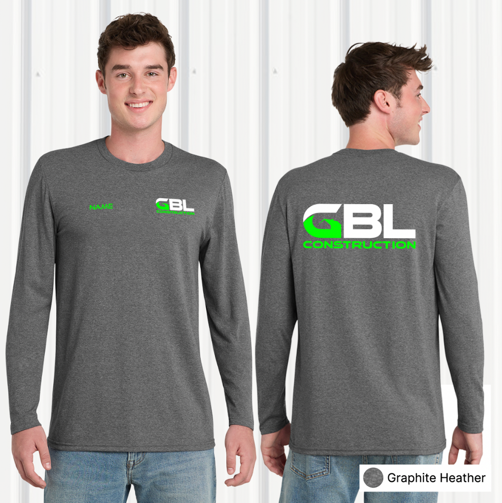 GBL - Printed - Port & Co™ Tri-Blend Long Sleeve Tee